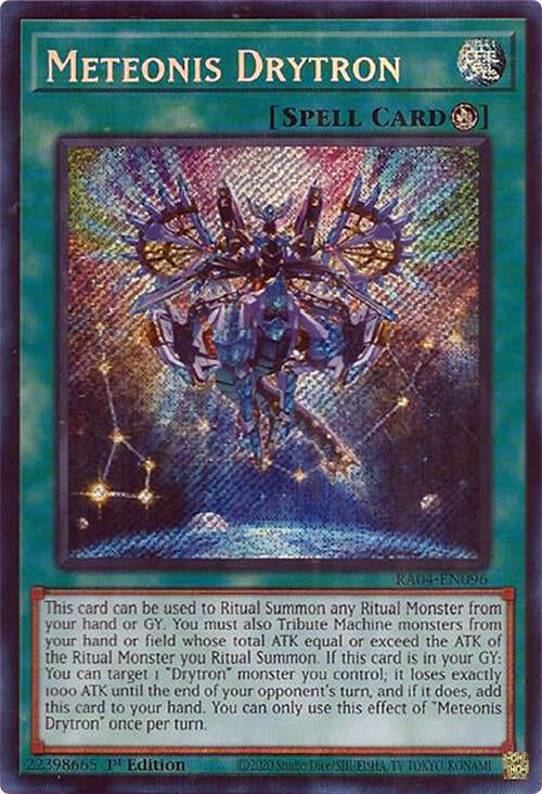 Meteonis Drytron [RA04-EN096] Secret Rare | Pegasus Games WI