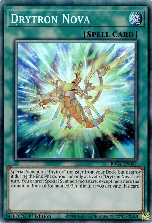 Drytron Nova [RA04-EN097] Prismatic Collector's Rare | Pegasus Games WI