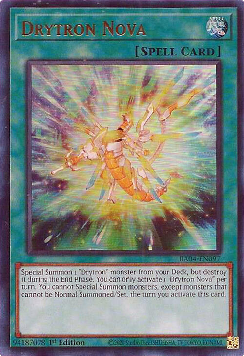 Drytron Nova [RA04-EN097] Ultra Rare | Pegasus Games WI