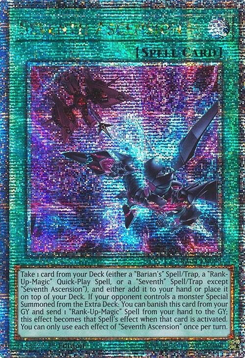 Seventh Ascension [RA04-EN098] Quarter Century Secret Rare | Pegasus Games WI