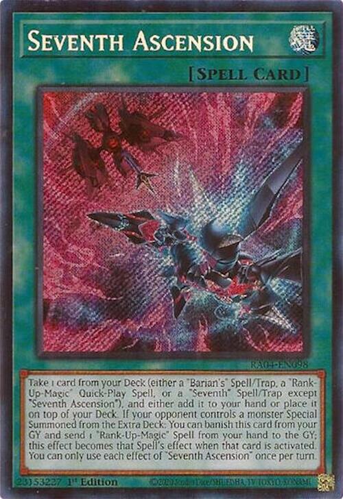 Seventh Ascension [RA04-EN098] Secret Rare | Pegasus Games WI