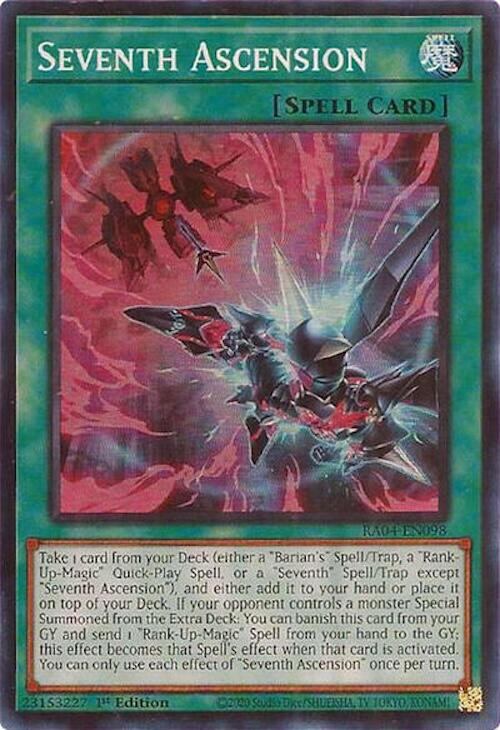 Seventh Ascension [RA04-EN098] Super Rare | Pegasus Games WI