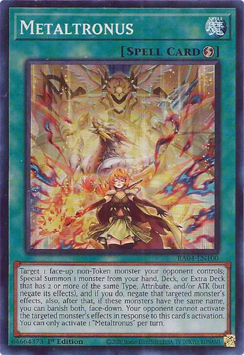 Metaltronus [RA04-EN100] Super Rare | Pegasus Games WI