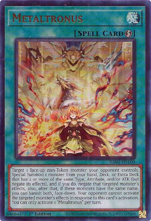 Metaltronus [RA04-EN100] Ultra Rare | Pegasus Games WI