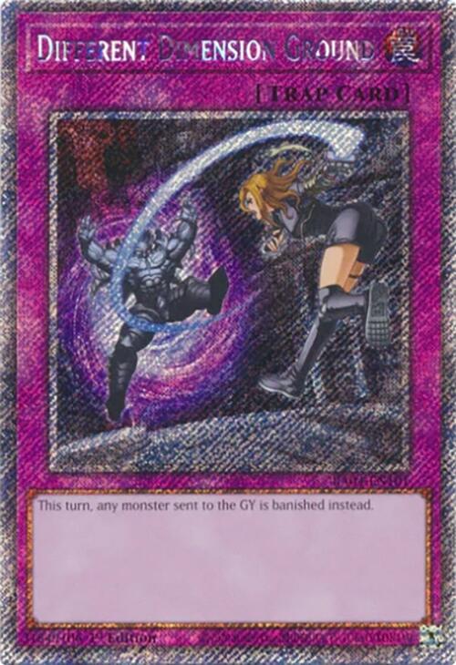 Different Dimension Ground [RA04-EN101] Platinum Secret Rare | Pegasus Games WI