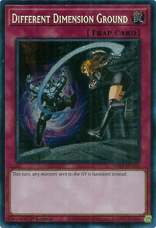 Different Dimension Ground [RA04-EN101] Secret Rare | Pegasus Games WI