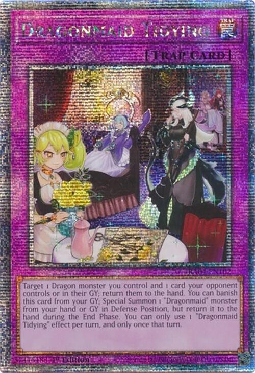Dragonmaid Tidying [RA04-EN102] Quarter Century Secret Rare | Pegasus Games WI