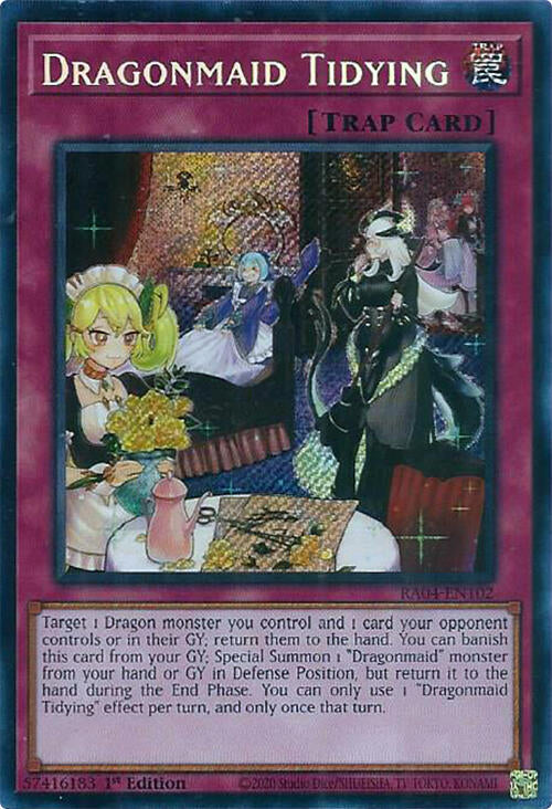 Dragonmaid Tidying [RA04-EN102] Secret Rare | Pegasus Games WI