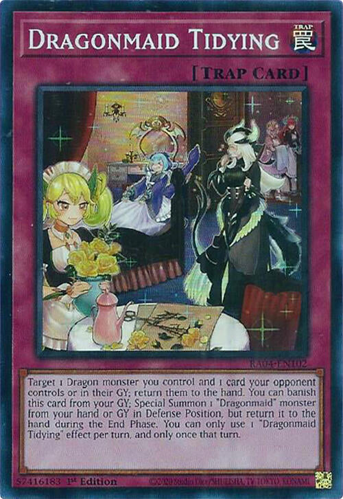 Dragonmaid Tidying [RA04-EN102] Super Rare | Pegasus Games WI