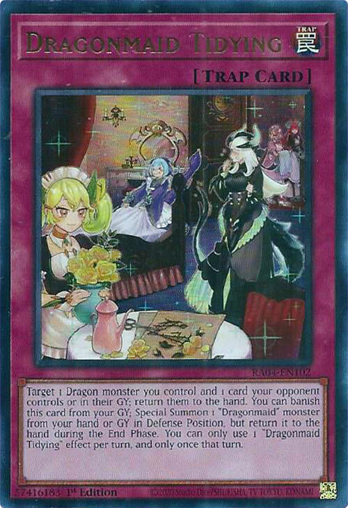 Dragonmaid Tidying [RA04-EN102] Ultra Rare | Pegasus Games WI