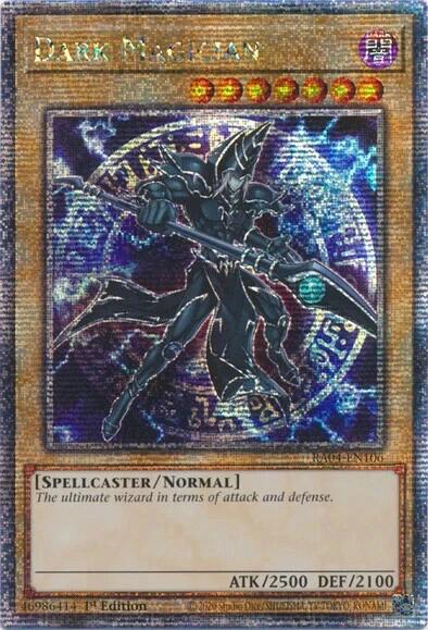 Dark Magician (7th Art) [RA04-EN106] Quarter Century Secret Rare | Pegasus Games WI