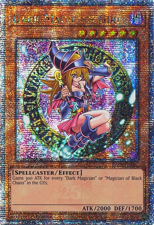 Dark Magician Girl (3rd Art) [RA04-EN107] Quarter Century Secret Rare | Pegasus Games WI