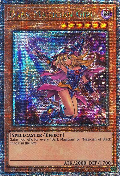 Dark Magician Girl (7th Art) [RA04-EN107] Quarter Century Secret Rare | Pegasus Games WI