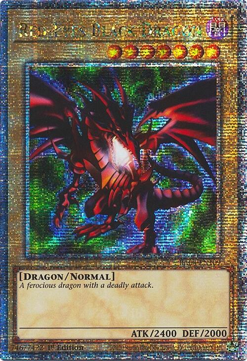 Red-Eyes Black Dragon (4th Art) [RA04-EN109] Quarter Century Secret Rare | Pegasus Games WI
