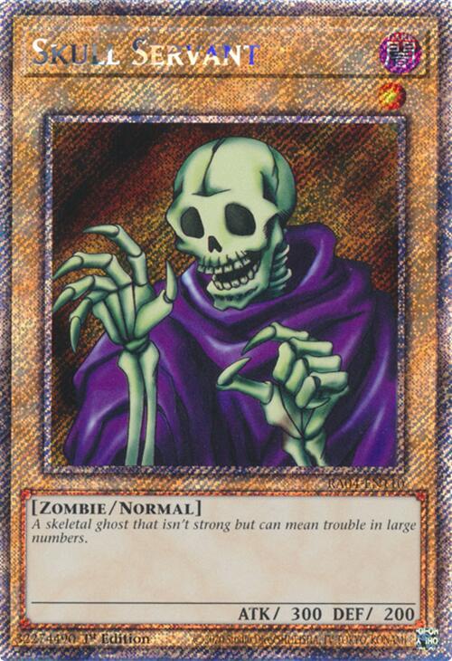 Skull Servant [RA04-EN110] Platinum Secret Rare | Pegasus Games WI