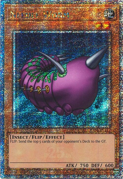 Needle Worm [RA04-EN112] Quarter Century Secret Rare | Pegasus Games WI