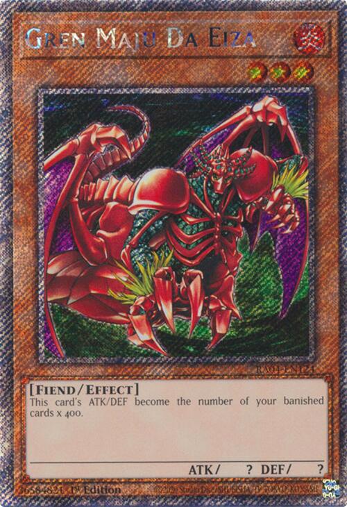 Gren Maju Da Eiza [RA04-EN124] Platinum Secret Rare | Pegasus Games WI