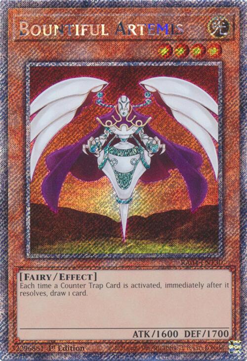 Bountiful Artemis [RA04-EN130] Platinum Secret Rare | Pegasus Games WI