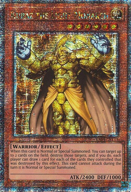 Kuraz the Light Monarch [RA04-EN133] Quarter Century Secret Rare | Pegasus Games WI