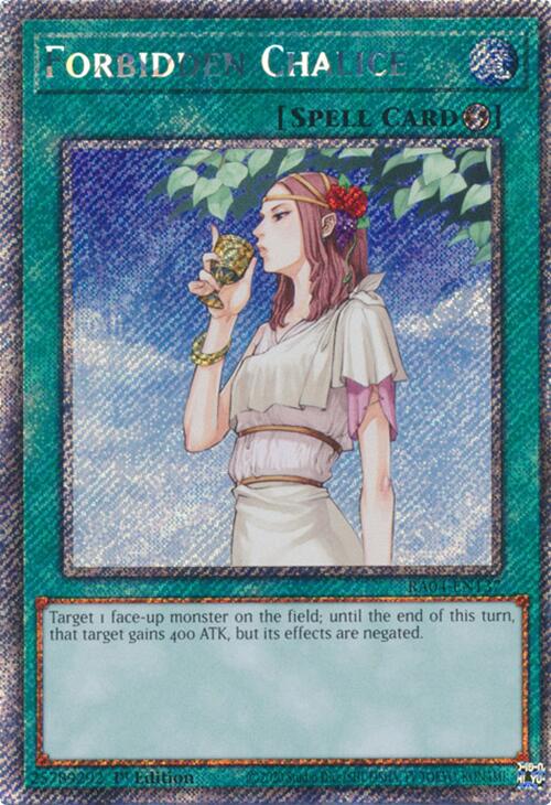 Forbidden Chalice [RA04-EN137] Platinum Secret Rare | Pegasus Games WI