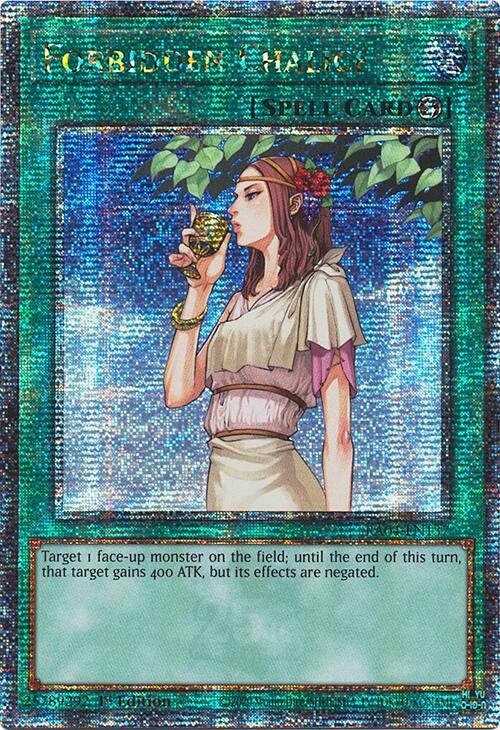 Forbidden Chalice [RA04-EN137] Quarter Century Secret Rare | Pegasus Games WI