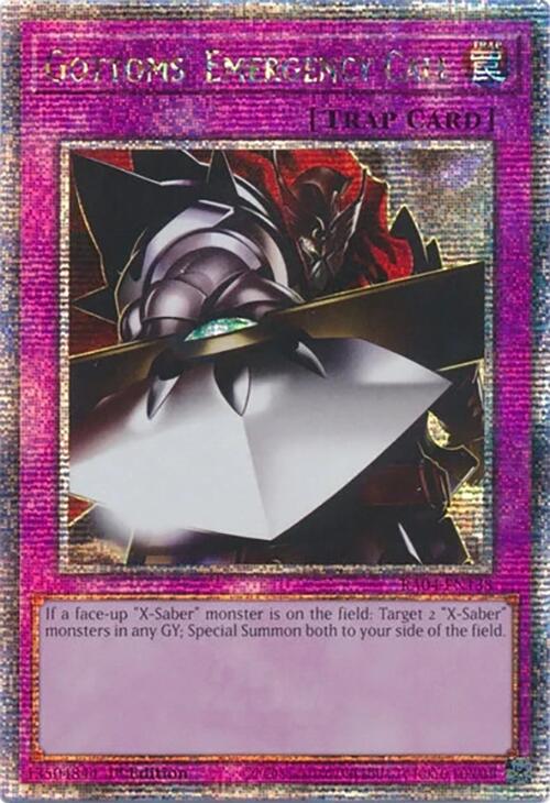 Gottoms' Emergency Call [RA04-EN138] Quarter Century Secret Rare | Pegasus Games WI