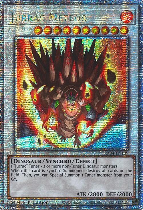 Jurrac Meteor [RA04-EN139] Quarter Century Secret Rare | Pegasus Games WI