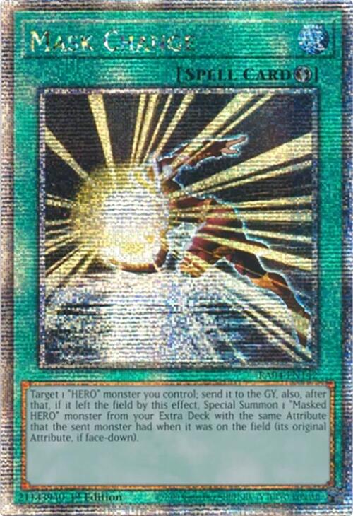 Mask Change [RA04-EN142] Quarter Century Secret Rare | Pegasus Games WI