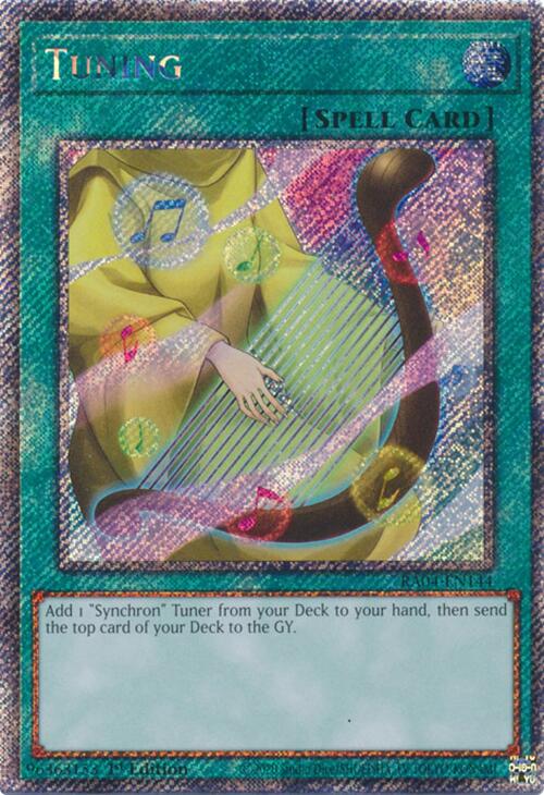Tuning [RA04-EN144] Platinum Secret Rare | Pegasus Games WI