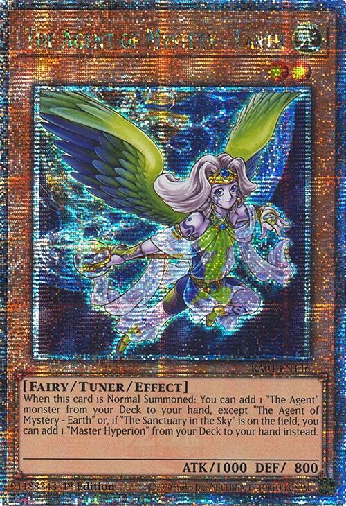 The Agent of Mystery - Earth [RA04-EN146] Quarter Century Secret Rare | Pegasus Games WI