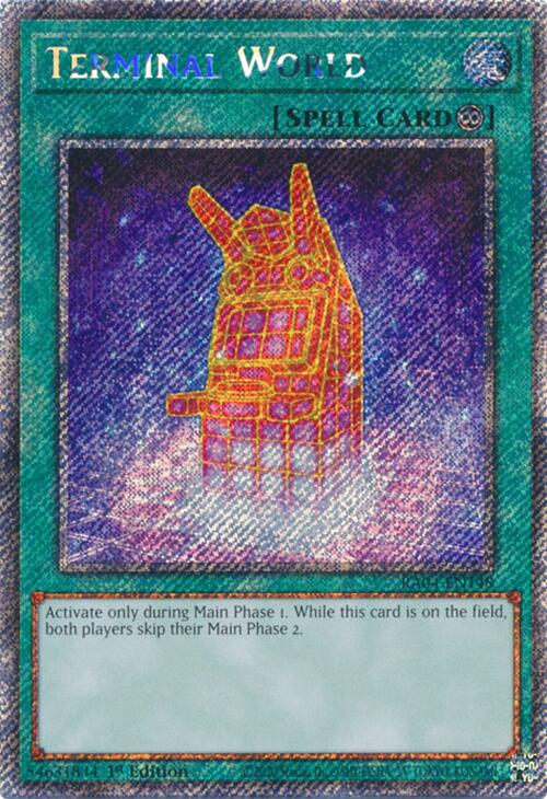 Terminal World [RA04-EN148] Platinum Secret Rare | Pegasus Games WI