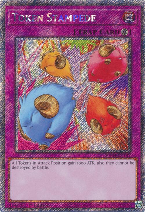 Token Stampede [RA04-EN149] Platinum Secret Rare | Pegasus Games WI