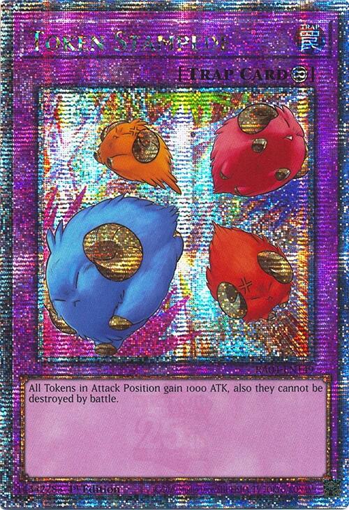 Token Stampede [RA04-EN149] Quarter Century Secret Rare | Pegasus Games WI