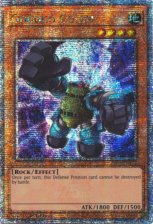 Gogogo Golem [RA04-EN152] Quarter Century Secret Rare | Pegasus Games WI