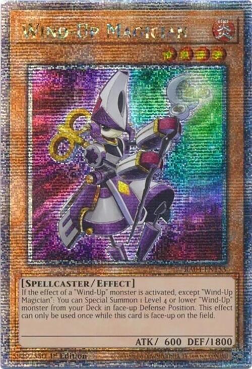 Wind-Up Magician [RA04-EN153] Quarter Century Secret Rare | Pegasus Games WI