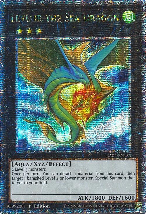 Leviair the Sea Dragon [RA04-EN155] Quarter Century Secret Rare | Pegasus Games WI