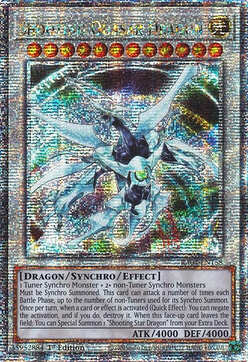 Shooting Quasar Dragon [RA04-EN158] Quarter Century Secret Rare | Pegasus Games WI