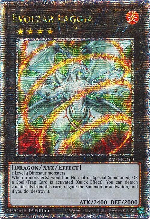 Evolzar Laggia [RA04-EN160] Quarter Century Secret Rare | Pegasus Games WI