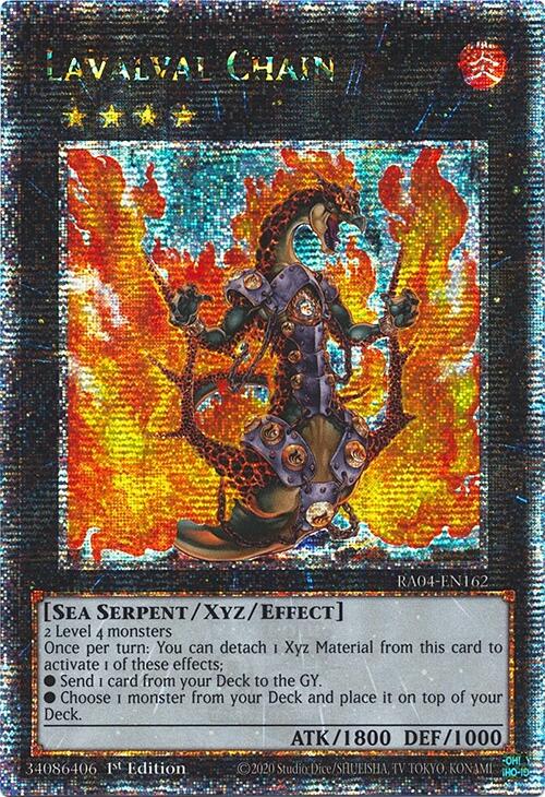 Lavalval Chain [RA04-EN162] Quarter Century Secret Rare | Pegasus Games WI