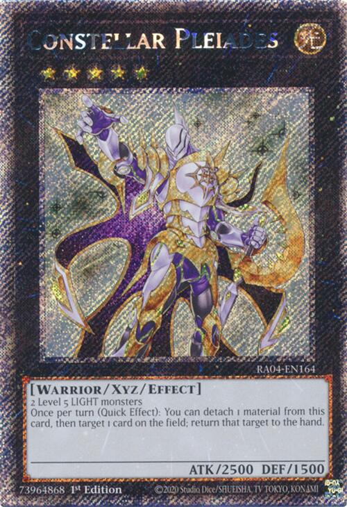 Constellar Pleiades [RA04-EN164] Platinum Secret Rare | Pegasus Games WI