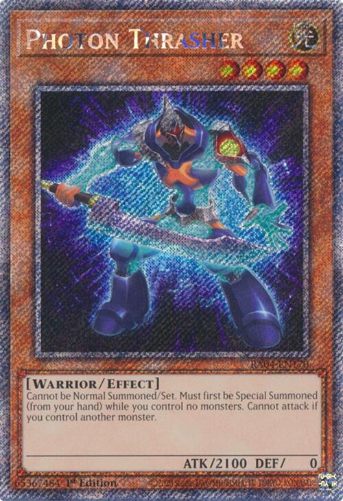 Photon Thrasher [RA04-EN170] Platinum Secret Rare | Pegasus Games WI