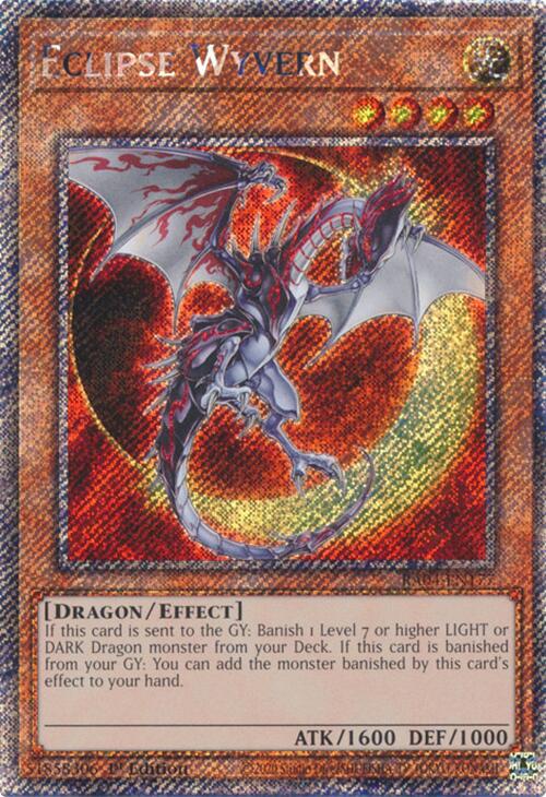 Eclipse Wyvern [RA04-EN177] Platinum Secret Rare | Pegasus Games WI