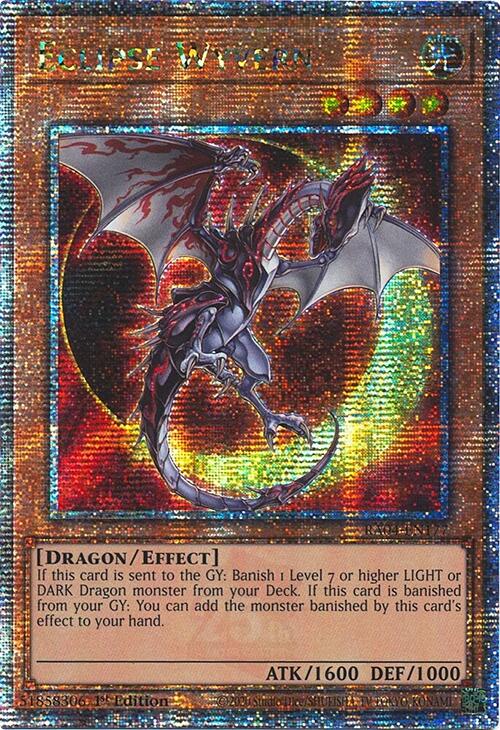 Eclipse Wyvern [RA04-EN177] Quarter Century Secret Rare | Pegasus Games WI