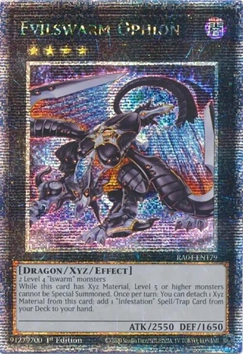 Evilswarm Ophion [RA04-EN179] Quarter Century Secret Rare | Pegasus Games WI