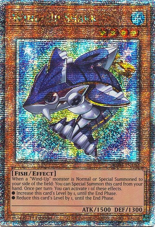 Wind-Up Shark [RA04-EN180] Quarter Century Secret Rare | Pegasus Games WI