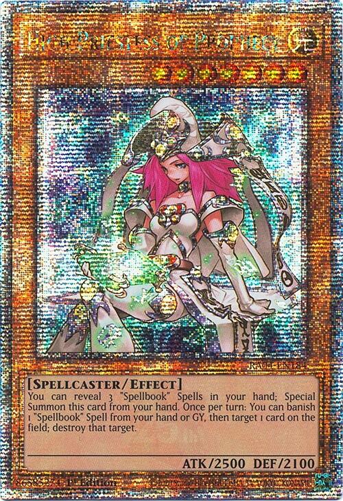 High Priestess of Prophecy [RA04-EN184] Quarter Century Secret Rare | Pegasus Games WI