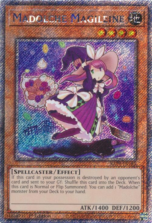 Madolche Magileine [RA04-EN185] Platinum Secret Rare | Pegasus Games WI