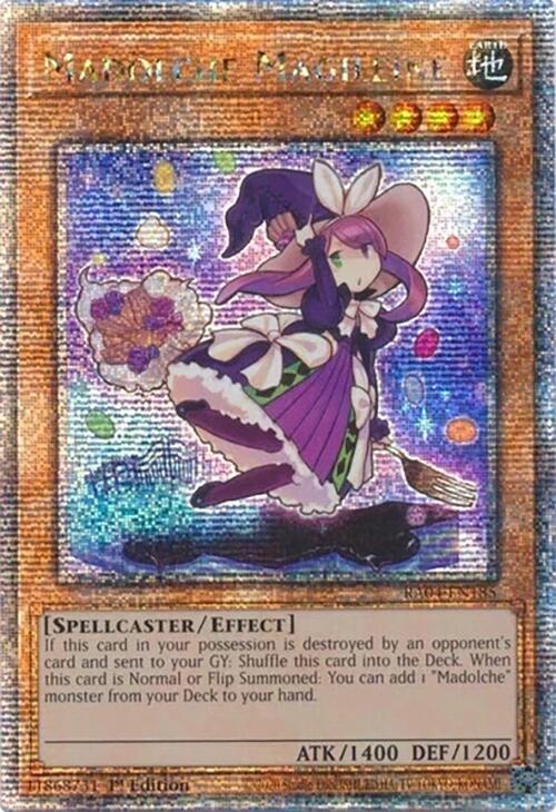 Madolche Magileine [RA04-EN185] Quarter Century Secret Rare | Pegasus Games WI