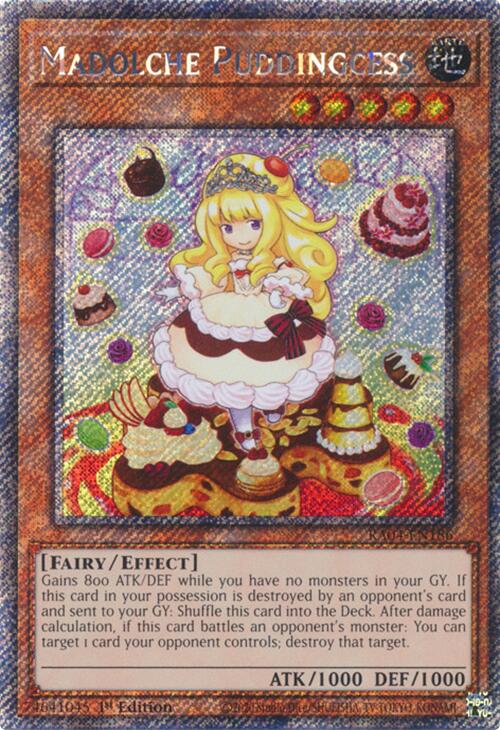 Madolche Puddingcess [RA04-EN186] Platinum Secret Rare | Pegasus Games WI