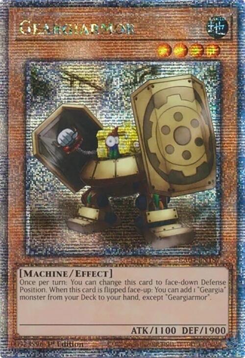 Geargiarmor [RA04-EN187] Quarter Century Secret Rare | Pegasus Games WI